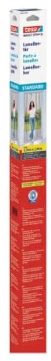 Tesa Insect-Stop Standard lamellen horgordijn 120 x 250 cm antraciet - Effectieve Insectenwering