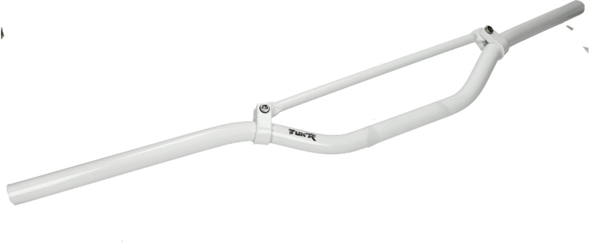 Guidon universel cross blanc 81cm Ø22mm Tun'R pour moto Peugeot 50 XP6 Neuf