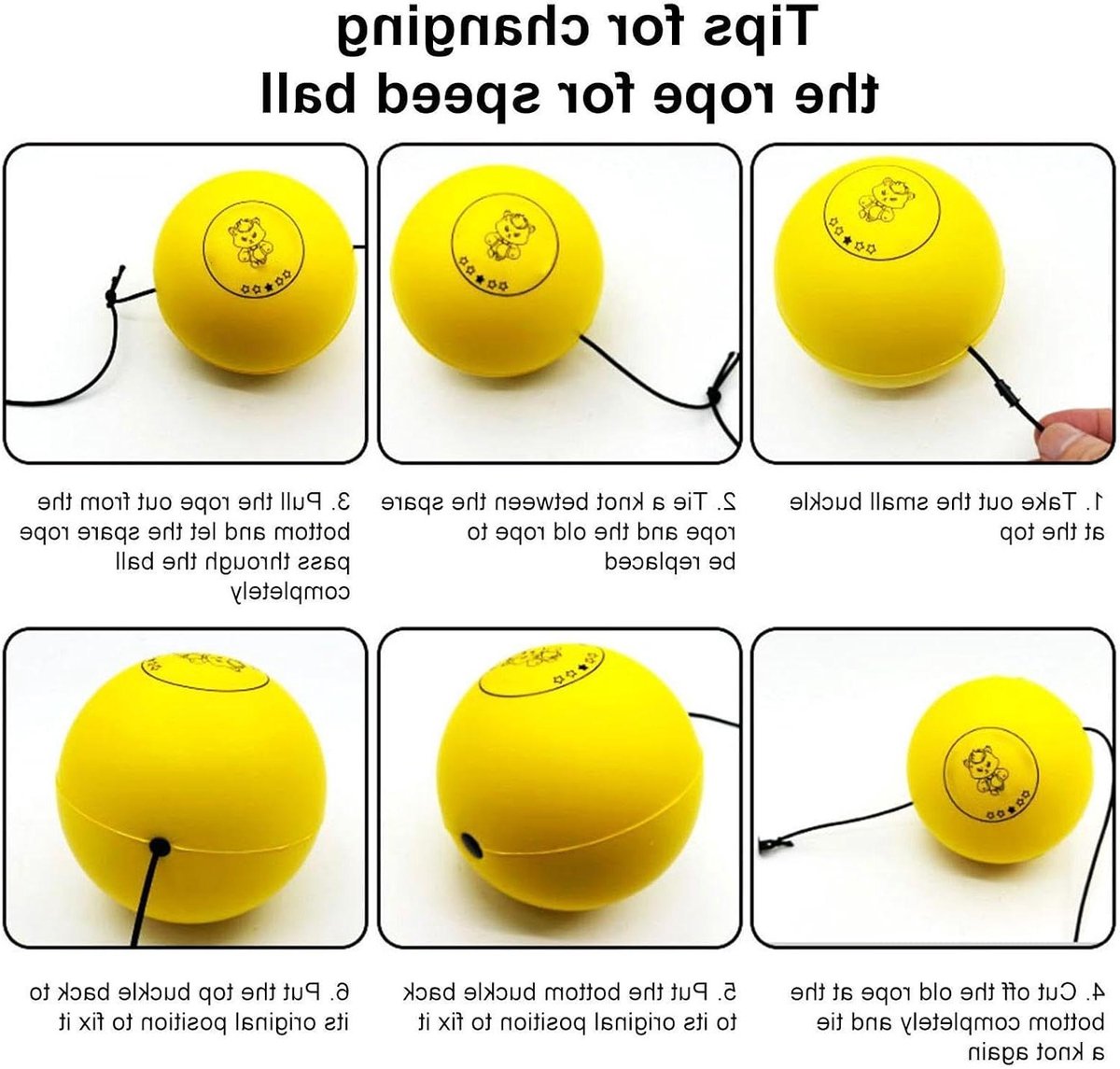 Boks Reflex Bal - Reactiebal Hoofdband - Verbeteren Coördinatie - Verstelbare Hoofdband - 3 Maten Ballen - Geel