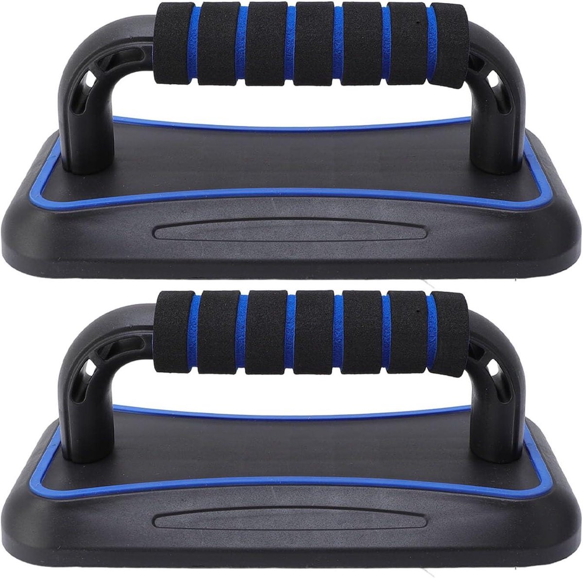 Buikwiel met Push-up Bar - Buiktrainer Core Trainer - Krachtraining Thuis - Stil en Stabiel Ontwerp