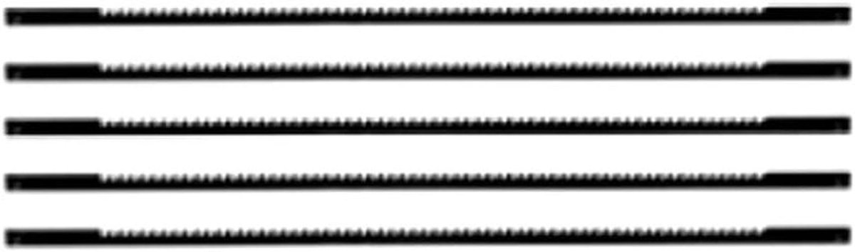 Zaagbladen Set - Figuurzaagbladen - Precisie Zagen - 18 Tanden Per Inch - 133 mm Lengte - Grijs