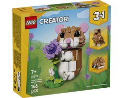 LEGO® Creator 3in1 Schattige Hamster met Bloem - 31376