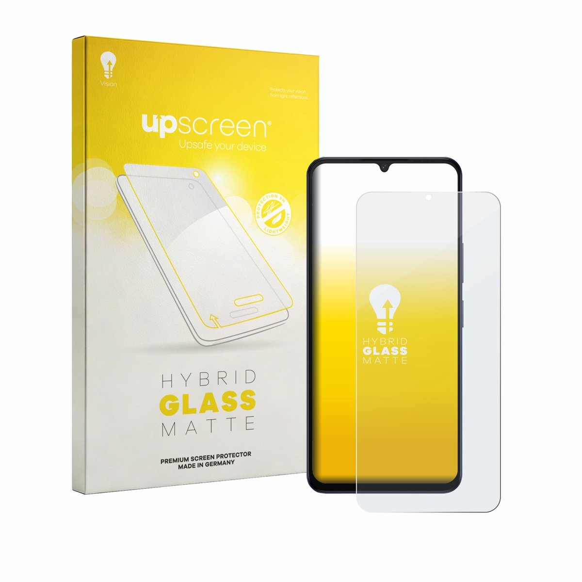 upscreen - Screenprotector voor Itel Zeno 200 - Folie Beschermfolie Beschermglas matte