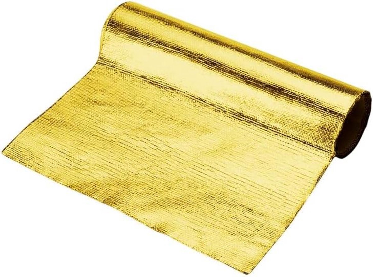 Auto Isolatie - Warmtefolie Geluidsdemping - Rijcomfort Verhogen - Zelfklevend Aluminium - 100x100 cm - Zilver