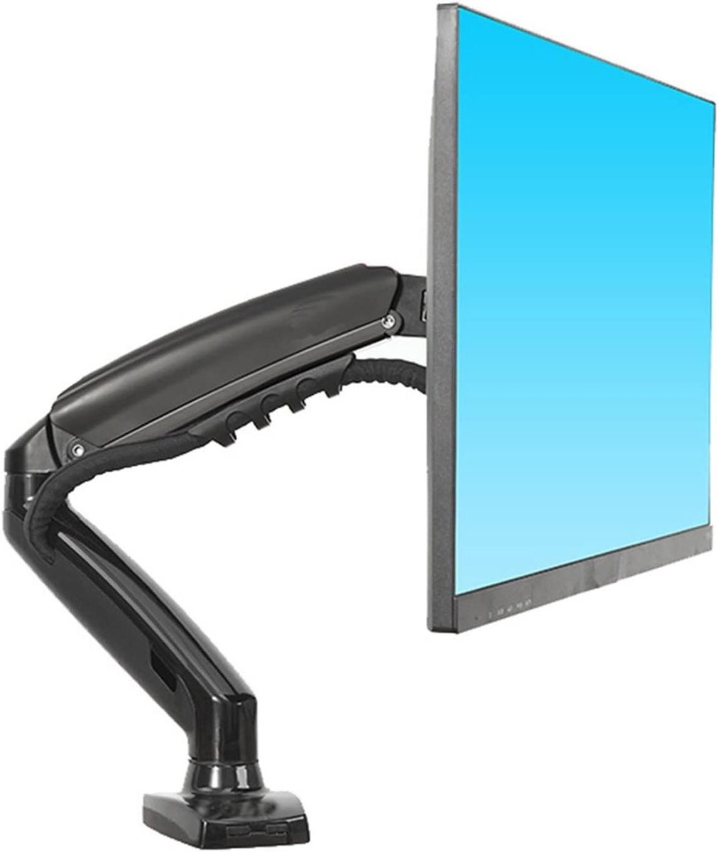 Monitor Arm - Bureauhouder - Ergonomisch Werken - Verstelbare Posities - 17-30 Inch - Zwart