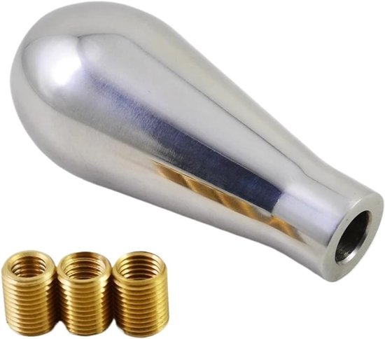 Versnellingshendelknop Auto - Pookknop Handgeschakeld - Comfortabel Schakelen - Universele Montage - 89 cm Lengte - Zilver — afbeelding 3