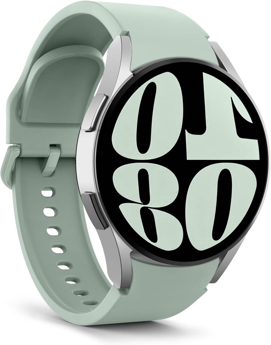 Zachte siliconen vervangband voor Samsung Galaxy Watch 7, 6, 5, 4 - 40 mm, 44 mm, 43 mm, 47 mm - Lichtgewicht en comfortabel voor dagelijks gebruik