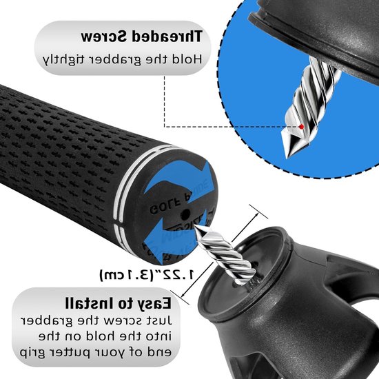 Driepunts Golfbal Retriever met Grip - Handige Ophaalhulp voor Golfballen, Suction Cup en Back Saver - 4 Stuks van Merkloos — afbeelding 3