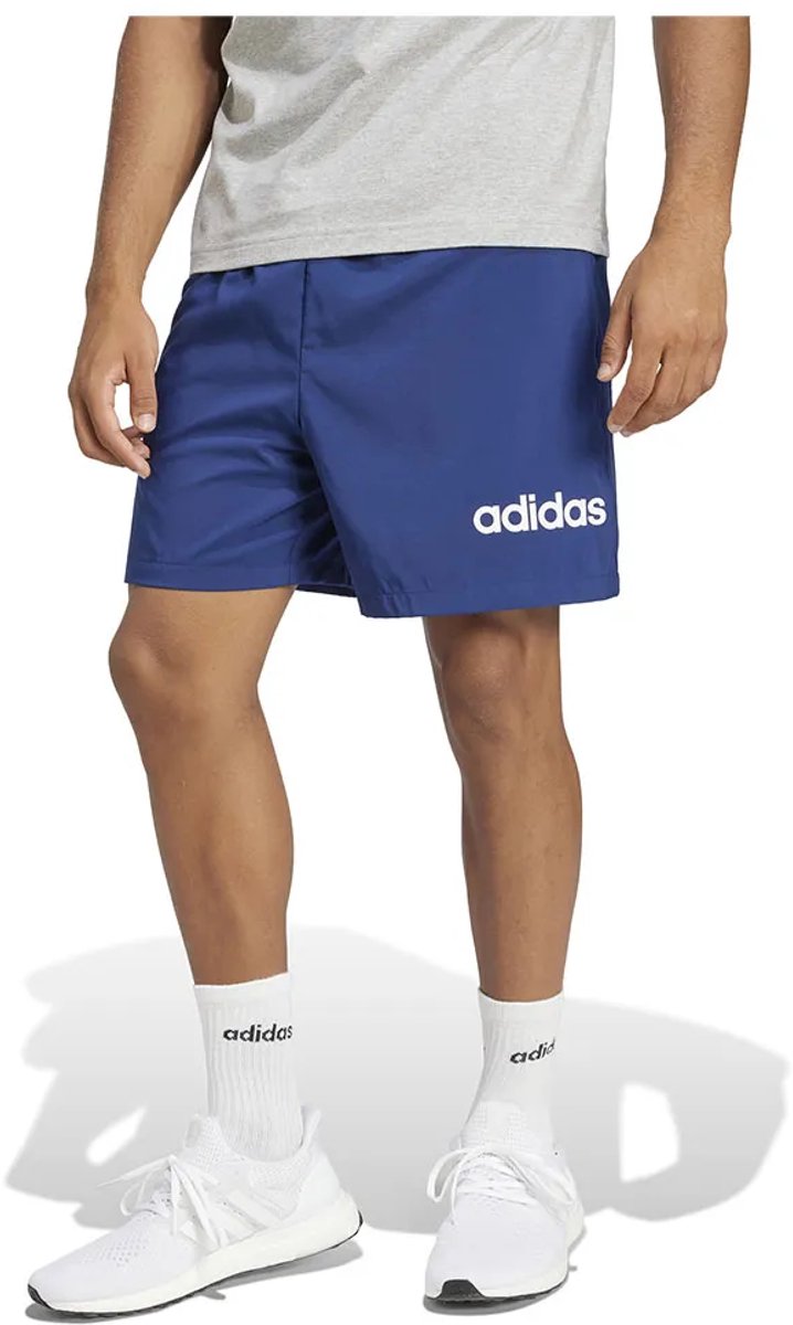 Adidas Essentials Linear Logo Korte Broek XL Man Blauw