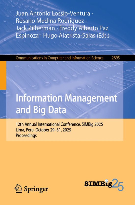 Springer Nature Proceedings Computer Science - Information M ... - cover