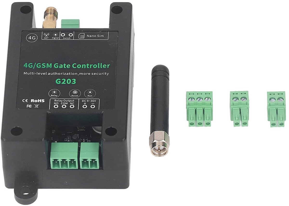 Dailygoods - Dailygoody - GSM-deuropener - Afstandsbediening voor poort - Gebruiksvriendelijk - Rolluiken - Besturing aan/uit met oproepen - Geschikt voor liften -.