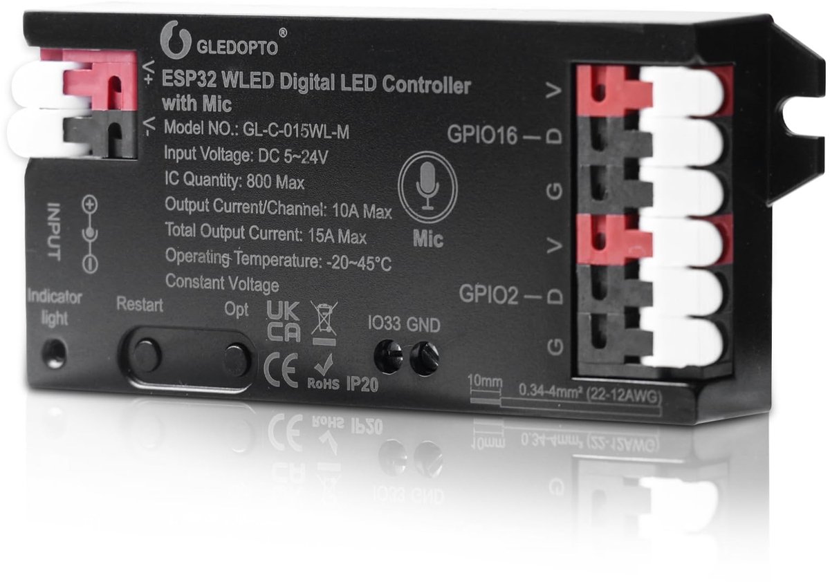 Dailygoods - Digitale LED Strip Controller voor Smart Home Toepassingen