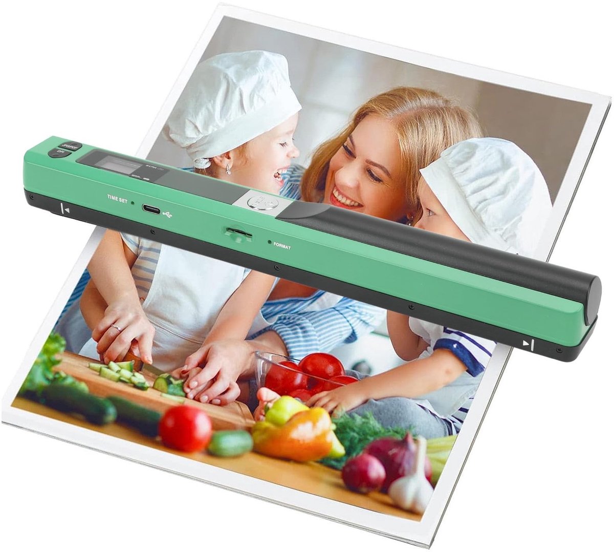 Dailygoods - Dailygoody - Draagbare handscanner - Multifunctionele A4 document scanner - Voor thuis en kantoor - 900 DPI resolutie - Scannen en archiveren - Compac thumbnail 2