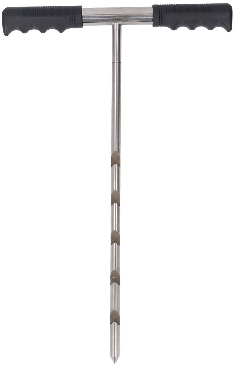 Dailygoods - Dailygoody - Bodemsondestaaf - Bodemmonstersonde - Verstelbaar formaat - Bodemmonster Verzamelen - Tuin en landbouw - Geschikt voor gazon en planten