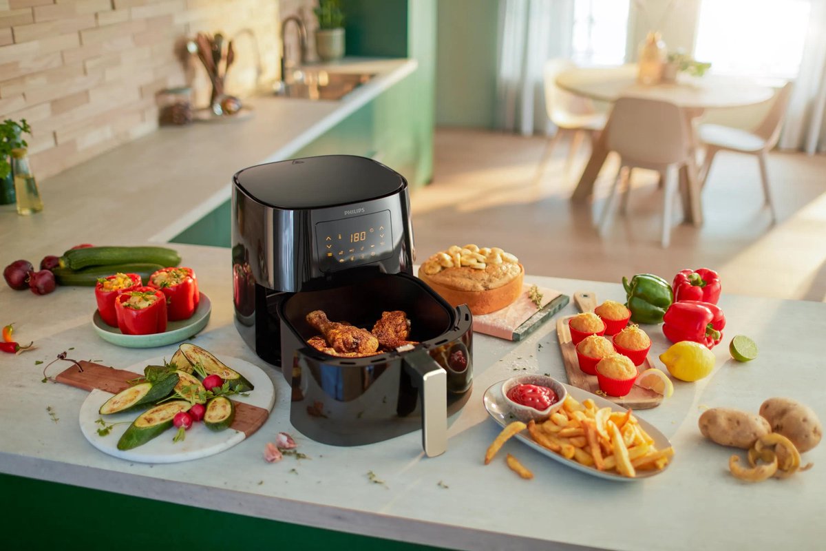 Philips Airfryer Essential 3000 Series - HD9270/70 - 6,2 liter (XL) - Heteluchtfriteuse - 7 snelkeuze programma's - 90% minder vet – foto 2