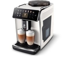 Saeco GranAroma SM6585/00 - Espressomachine - 16 Soorten Warme Drankjes - Zilver / RVS - + AquaClean Filter