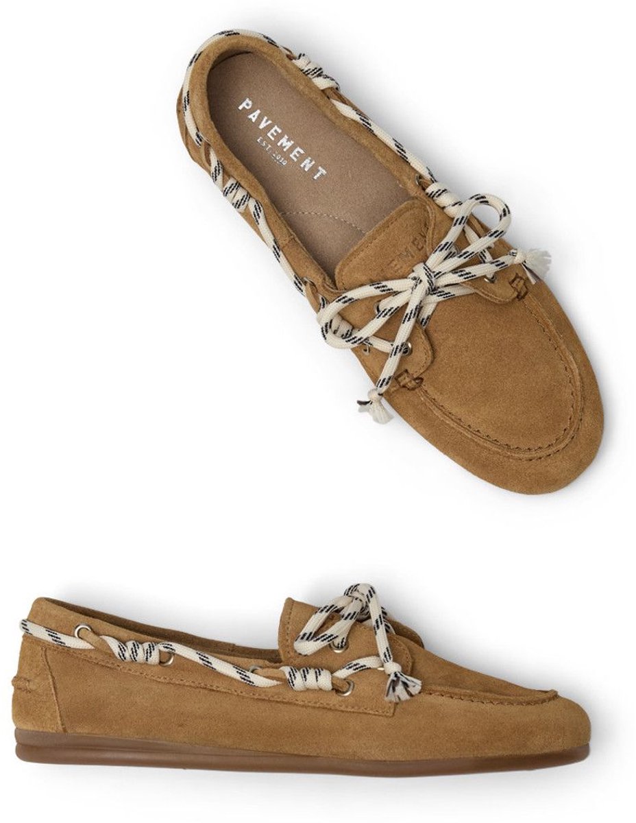 PAVEMENT MOCASSIN - 25590 Marin Bold lace Tan suède 255