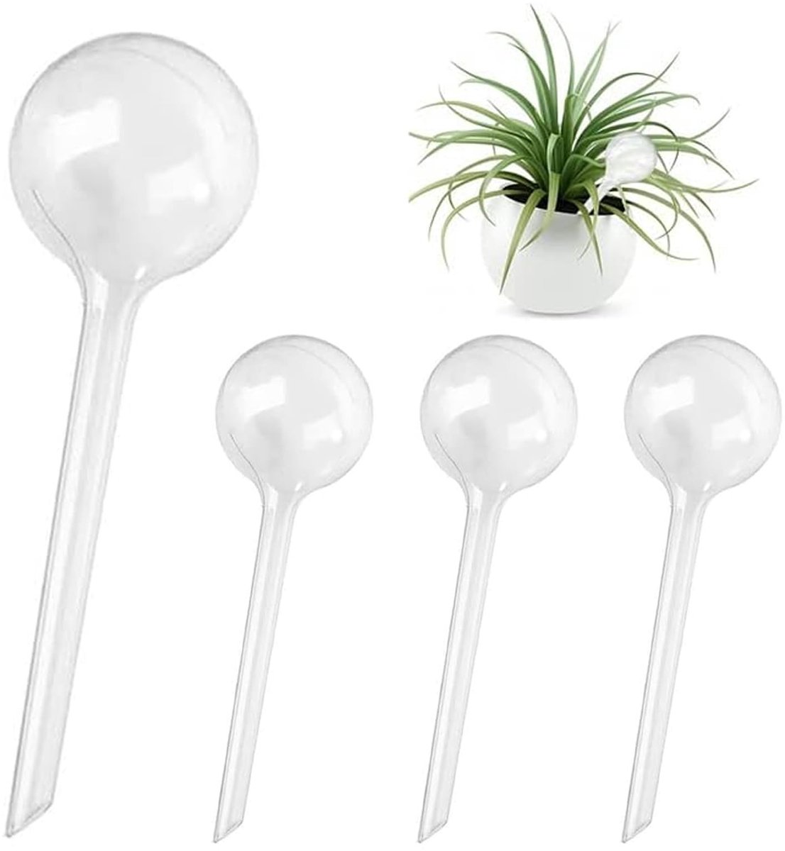 Dailygoods - Set van 4 Zelfbewaterende Irrigatieballen voor Planten