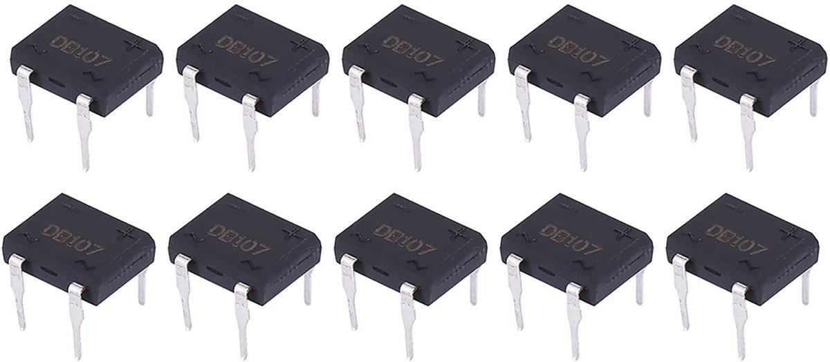 Dailygoods - DB107 Bridge Gelijkrichter voor Huishoudelijke Apparaten