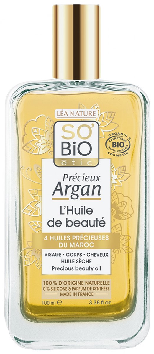 SO’BiO étic Beauty oil argan 100 ml