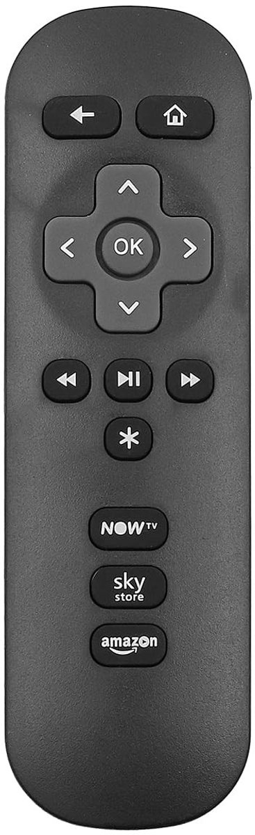 Dailygoods - Dailygoody - Vervangende tv-afstandsbediening - Compatibel met 1/2/3/4 - Handig in gebruik - Ideaal voor streaming - Eenvoudige bediening
