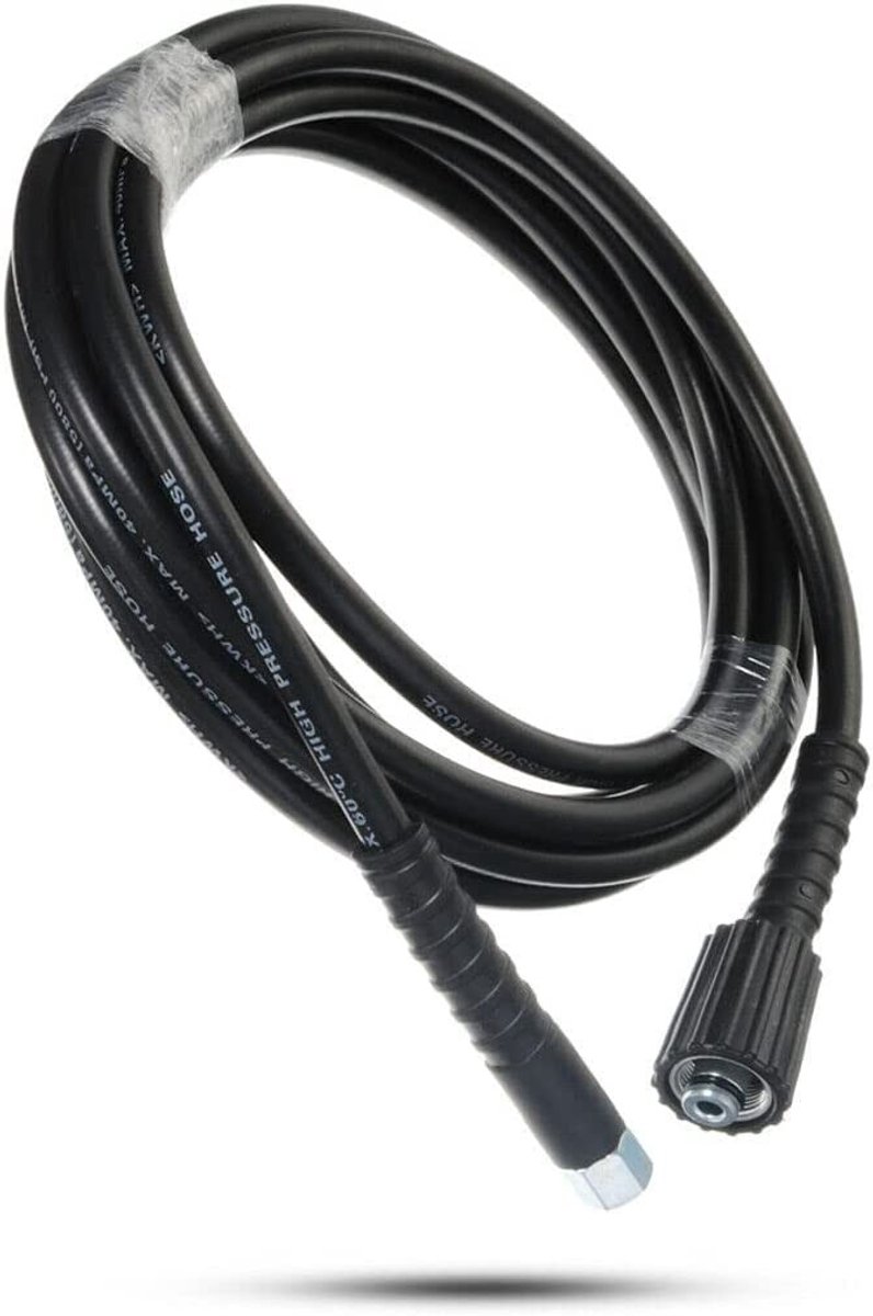 Dailygoody - Hogedrukreiniger Vervangingsslang - 5 Meter - Slang voor Autowassen en Tuinreiniging - Geschikt voor Diverse Merken - M14 x M22 Verbinding