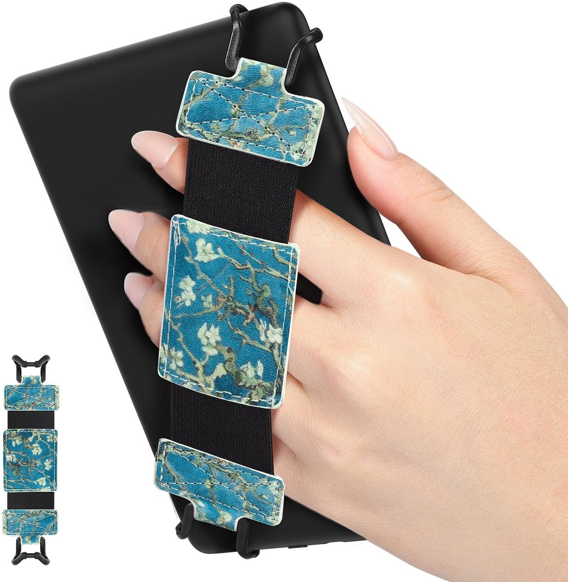 Dailygoods - Dailygoody - Zachte polsband - Lichtgewicht en veelzijdig - Geschikt voor 6-8 inch tablets - Zwart - Ideaal voor onderweg - Perfect voor e-readers en ..