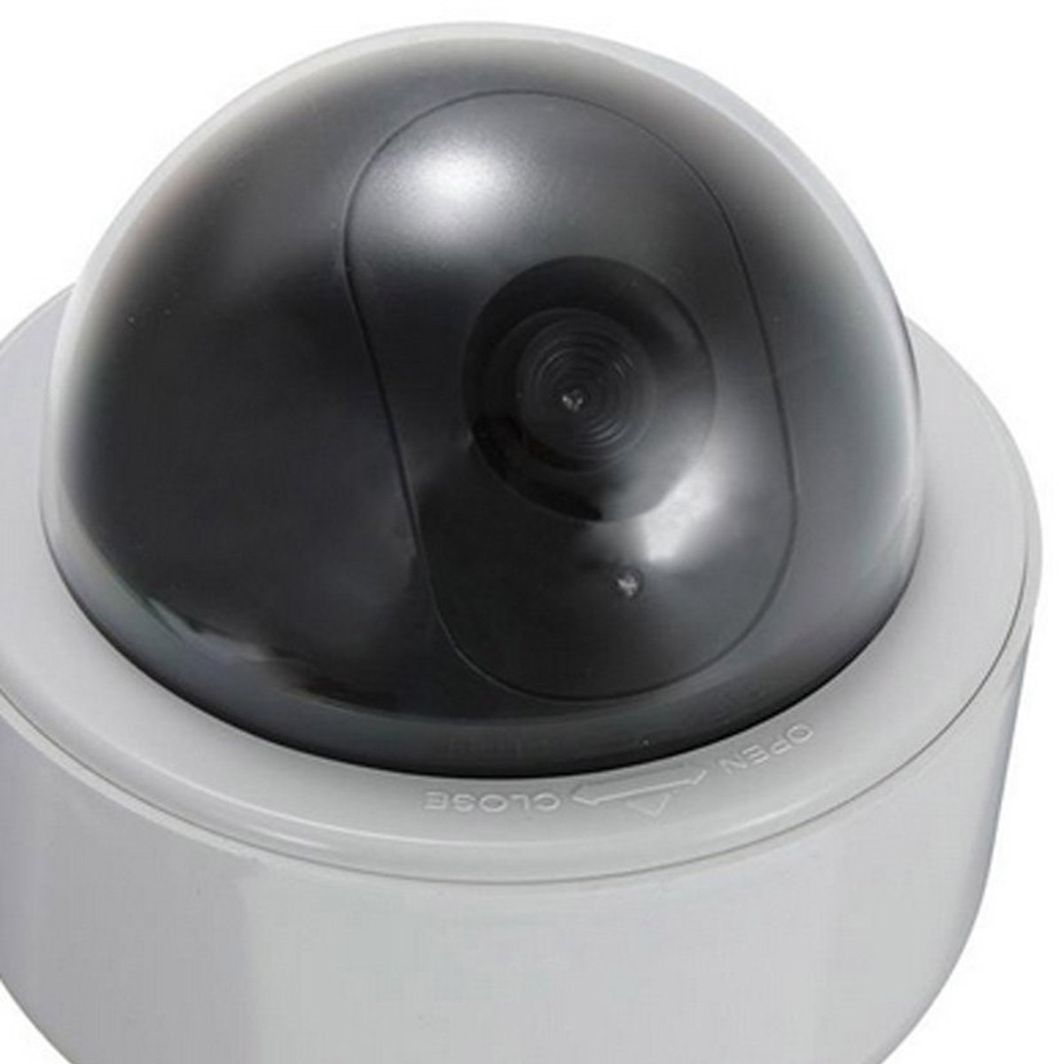 Dailygoods - Dailygoody - Dummy Camera - Nep Beveiligingscamera - Rotatable met flitslicht - Geschikt voor binnen en buiten - Veiligheidssysteem - Eenvoudig te ins