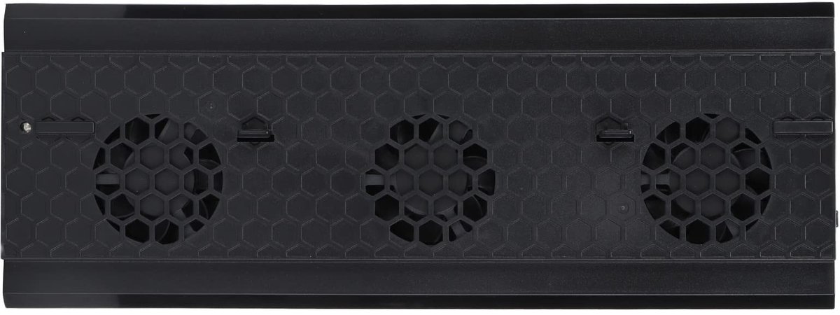 Dailygoods - Dailygoody - Verticale Koelstandaard - Koelstation Xbox One X - 3 Koelventilatoren - Incl. USB-oplaadpoorten - Perfect voor Gamers - Ideaal voor