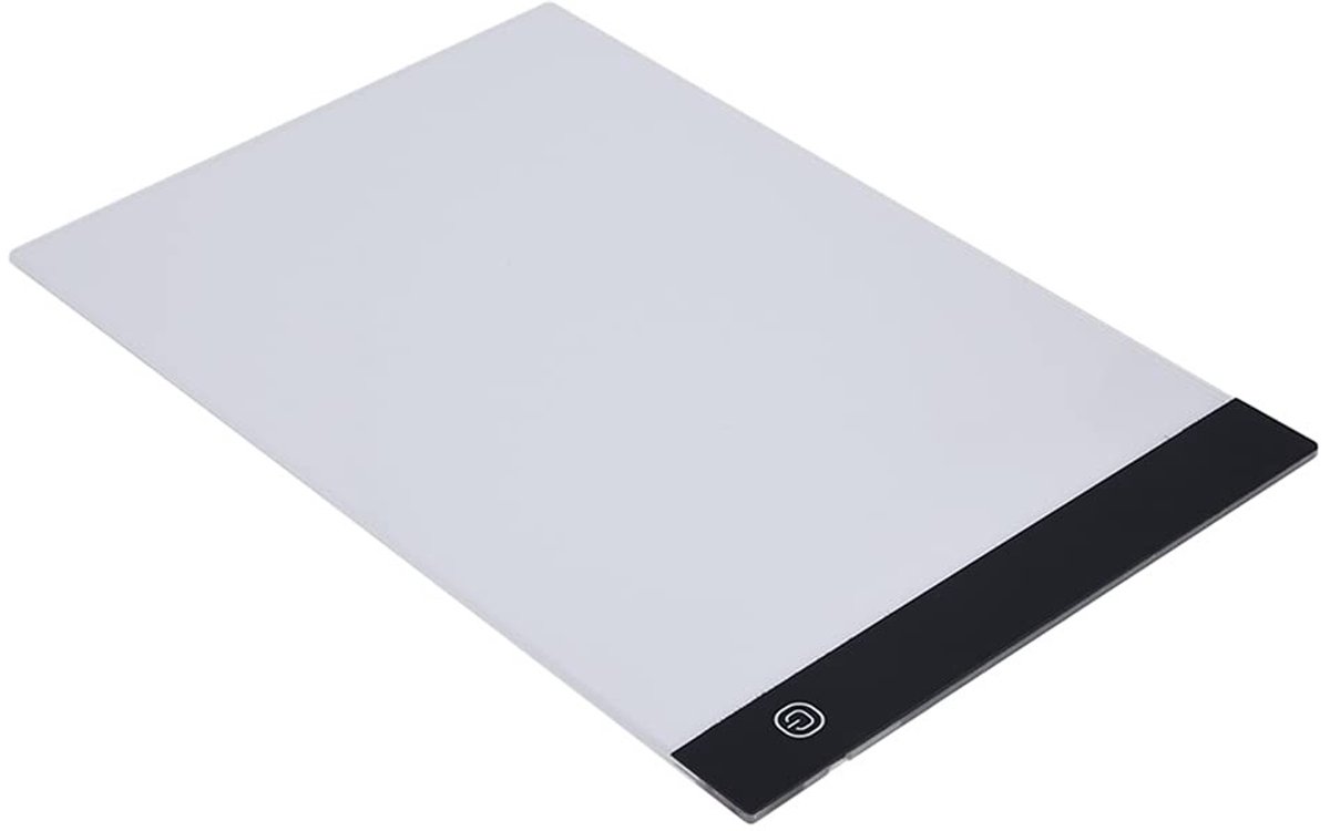 Dailygoods - Dailygoody - Draagbare led-lichtmat - Dimbaar - Ultradun - A4-formaat - Lichtdoorlatend - Perfect voor kunstenaars - Ideaal voor schetsen en animatie
