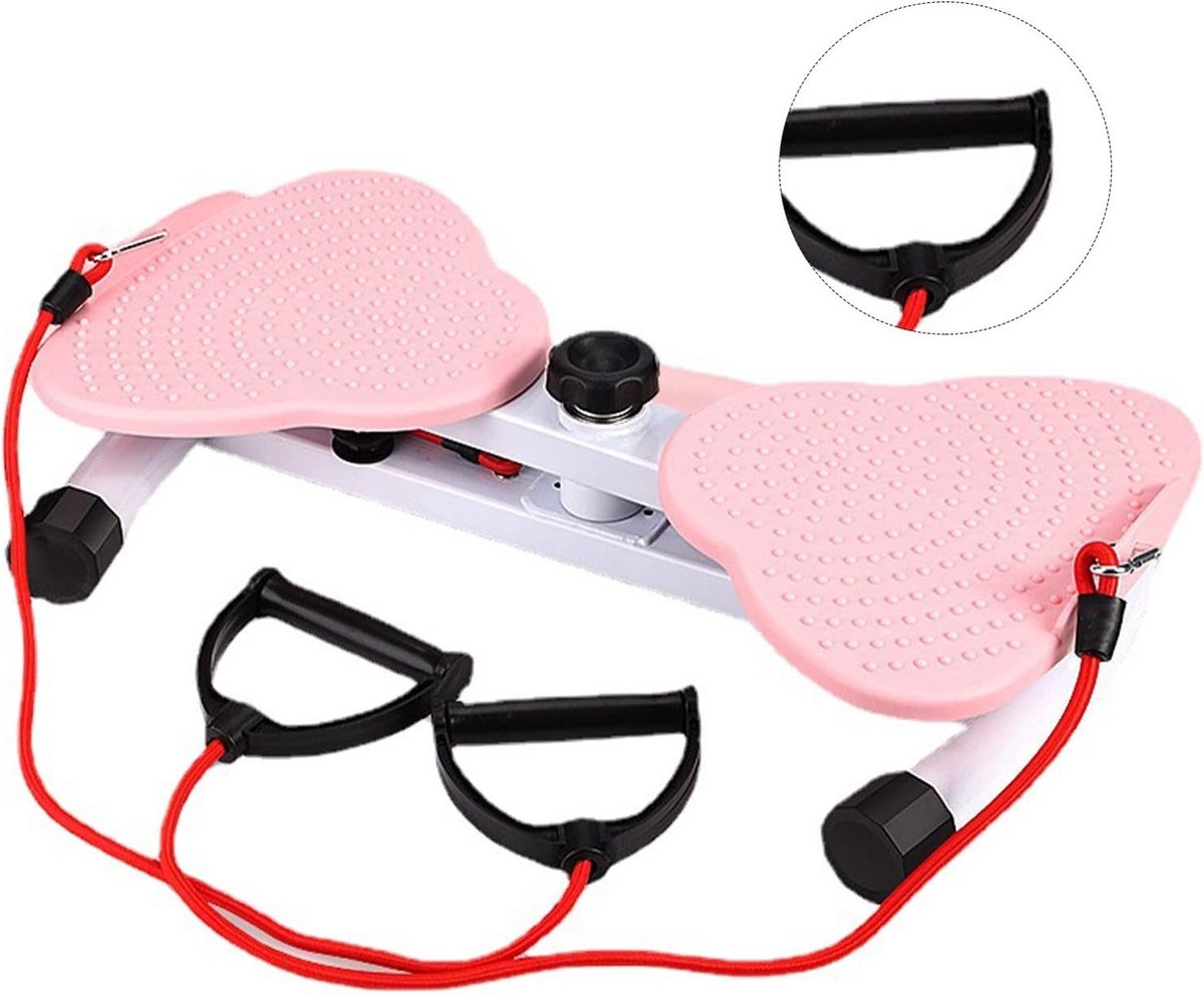 Fitness Apparatuur voor Thuis, Staande Buikspieroefeningen met Draaifunctie en Voetmassage, Ideaal voor Heup- en Dijtraining