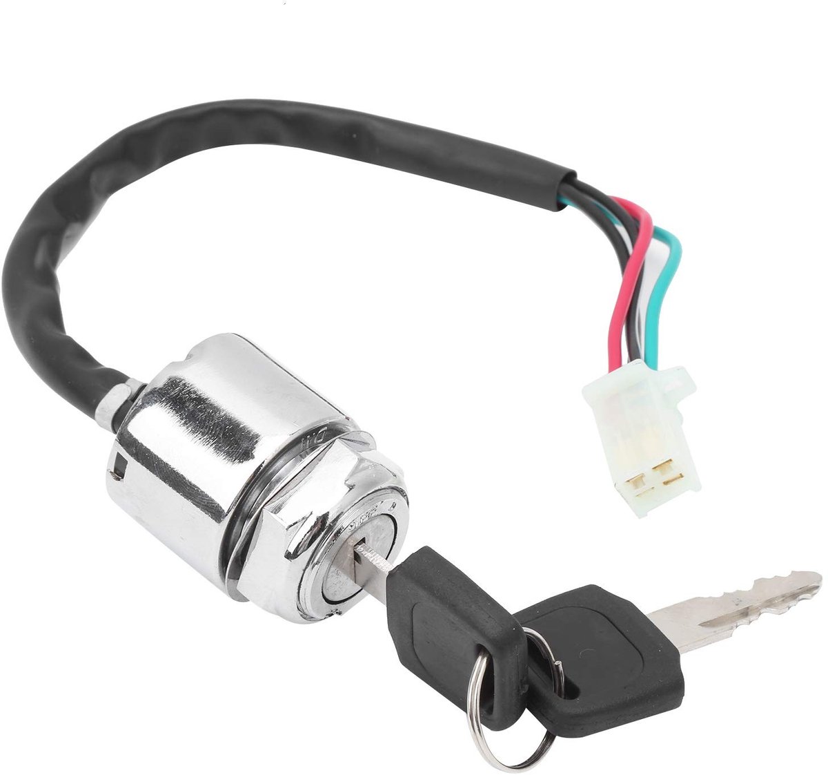 Dailygoody - Universele Motorfiets Elektrische Ontstekingsslot Set met 2 Sleutels voor ATV Mini Moto