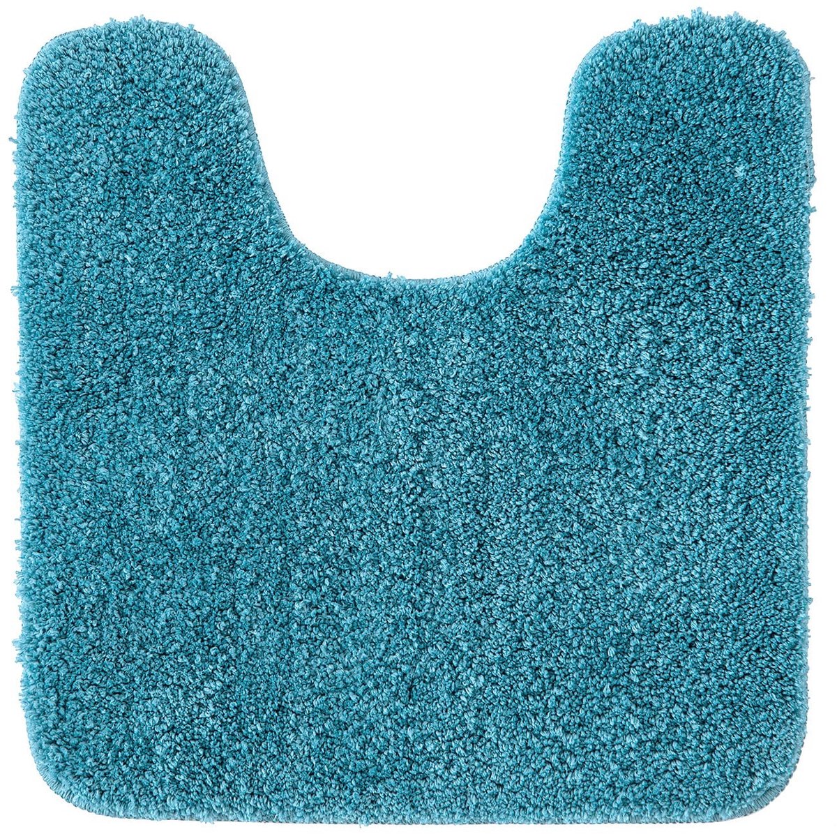 Dailygoods - Dailygoody - Absorberend toilet tapijt - Antislip U-vorm - Super zacht en gezellig - Blauw groen - Microvezel badmat - Geschikt voor badkamer - 50x50