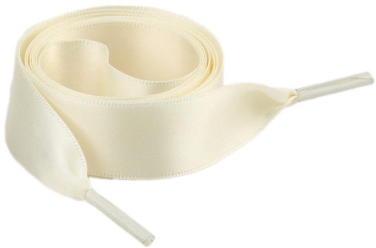 Dailygoods - Dailygoody - 2 paar satijnen veters - Universele platte veters - Scheurvast en duurzaam - 50 cm lang - Vervangende schoenveters - Geschikt voo...