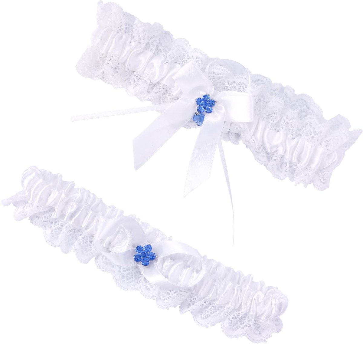 Dailygoods - 2 Stuks Bruidssieraden voor Vrouwen, Elastisch Kant