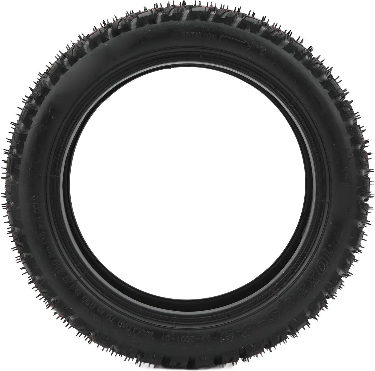 Dailygoods - 10 Inch Tubeless Band voor Elektrische Scooter met Antislip Tanden