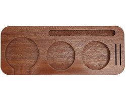 Dailygoods - Walnoten Houten Tampstation voor 51 mm Portafilters