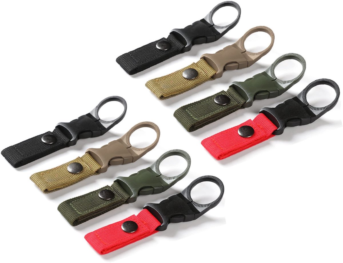 Dailygoody - Tactique Mousqueton - Outdoor Accessoire - Lichtgewicht en Duurzaam - Perfect voor Camping - Waterfleshouder - Veilig en Stabiliteit - Ge