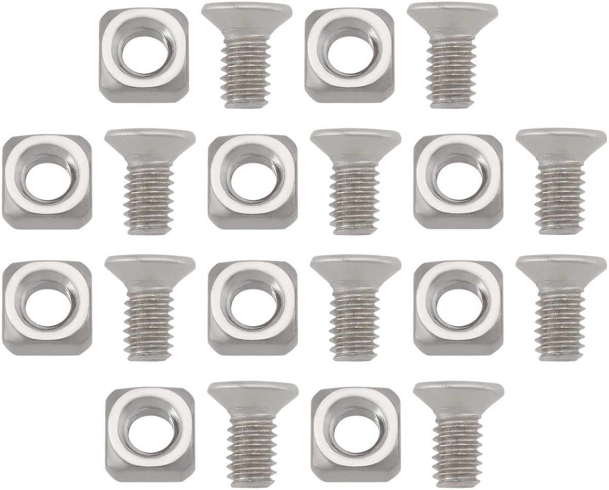 Dailygoods - Dailygoody - Deur Klink Bout - M4 Schroef Set - Kwaliteit - Zilver - Voor Installatie - Geschikt voor Meubels en Deuren