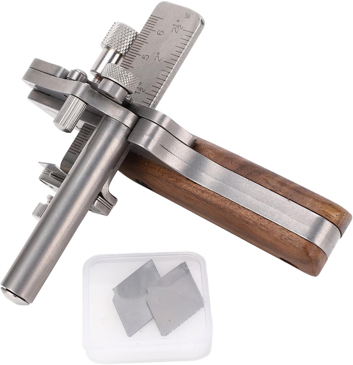 Dailygoods - Dailygoody - Handmatige Lederen Strip Cutter - Lederen Snijtool - Draaibare Roller - 10-60mm - Voor Handcraft - Gereedschap - Geschikt voor Creati...