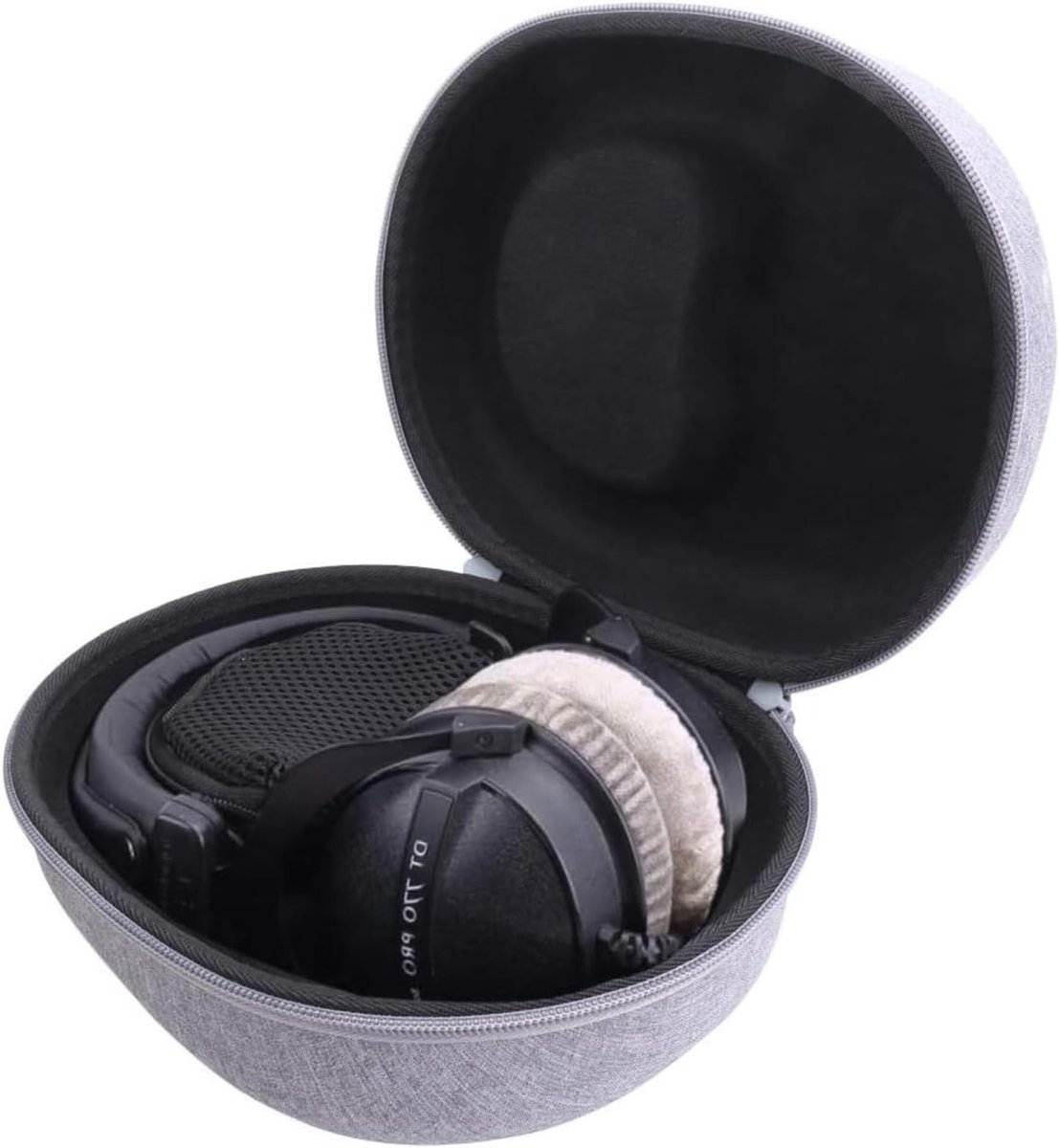 Hard Case voor DT 770/990 PRO Over-Ear Studio Hoofdtelefoons - Bescherming, Opbergtas, Grijs