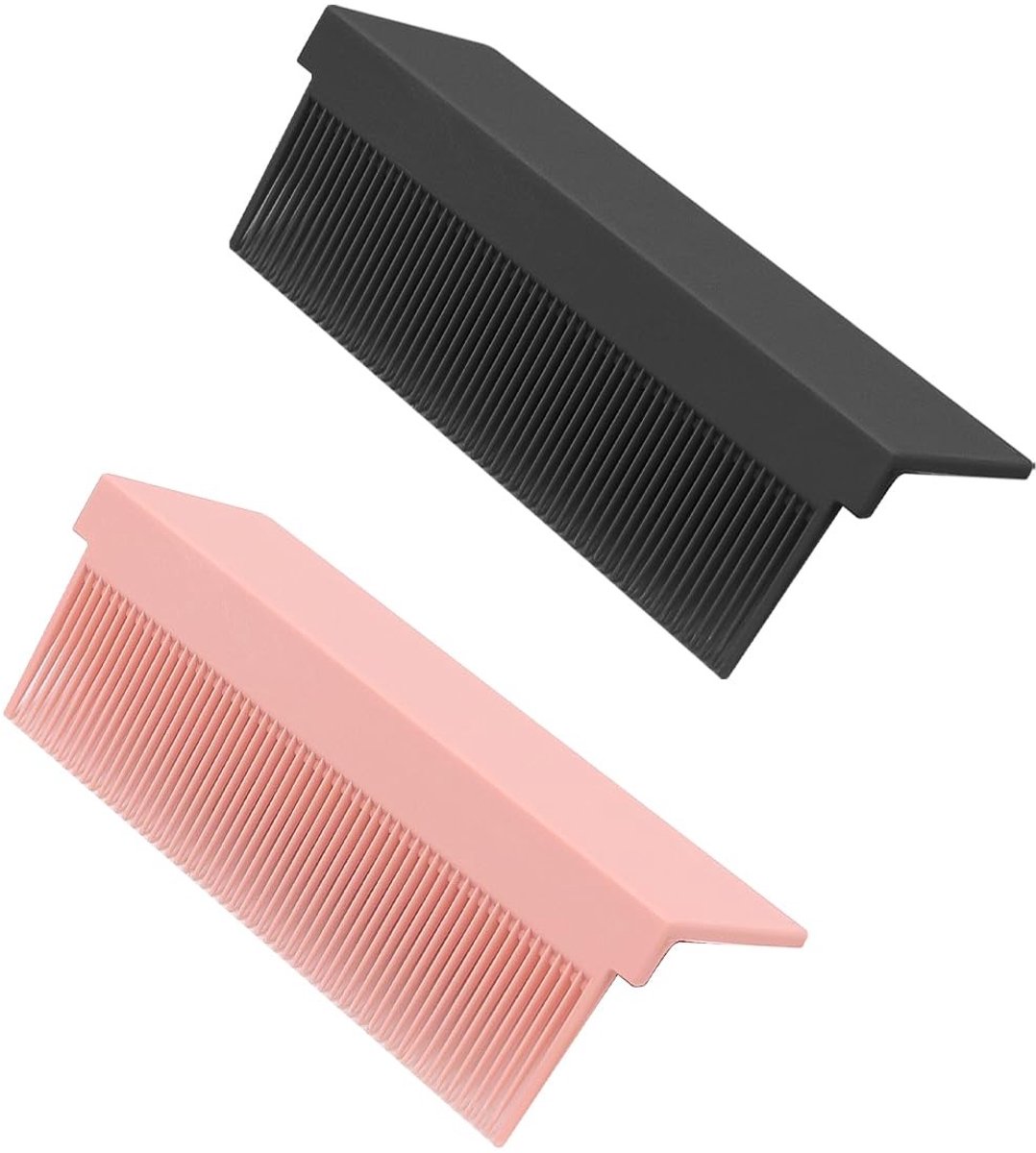Dailygoods - Dailygoody - Grip Kam - Stijltang Accessoire - Zwart Roze - Haar Rechttrekken - Geschikt voor Mannen en Vrouwen - 2 Stuks