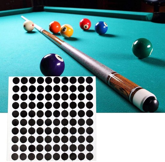 Dailygoods - Dailygoody - Pooltafel Marker Dots - 100 Stuks Billiard Punt Stickers voor Snooker en Biljart van Dailygoods — afbeelding 4