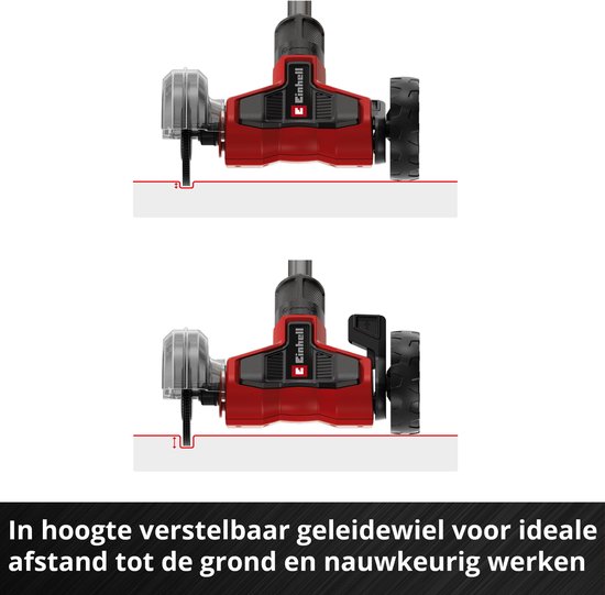 Einhell Accu Voegenreiniger GE-CC 18/110 Li E Solo - Power X-Change - 18V/Li-ion - 1500 t/min - Borsteldiameter: 11 cm - Incl. staal- en nylonborstel - Excl. accu en lader van Merkloos	 — afbeelding 4