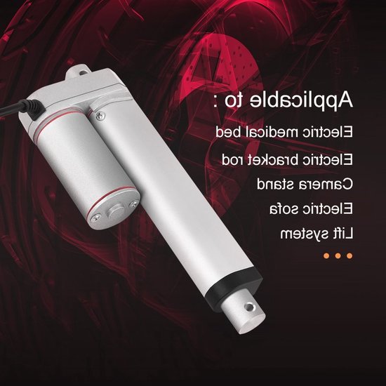 DC 24V Lineaire Actuator met 150mm Slag en 750N Kracht voor Industriële Toepassingen, Elektrische Stangactuator — afbeelding 5