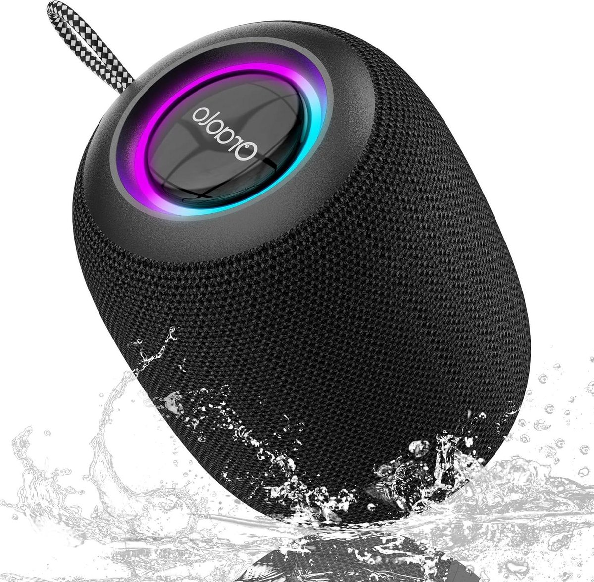 Draagbare Bluetooth Luidspreker - Draadloze Speaker Outdoor - Muziek Luisteren Buiten - IPX7 Waterdicht Ontwerp - 15 Watt - Zwart