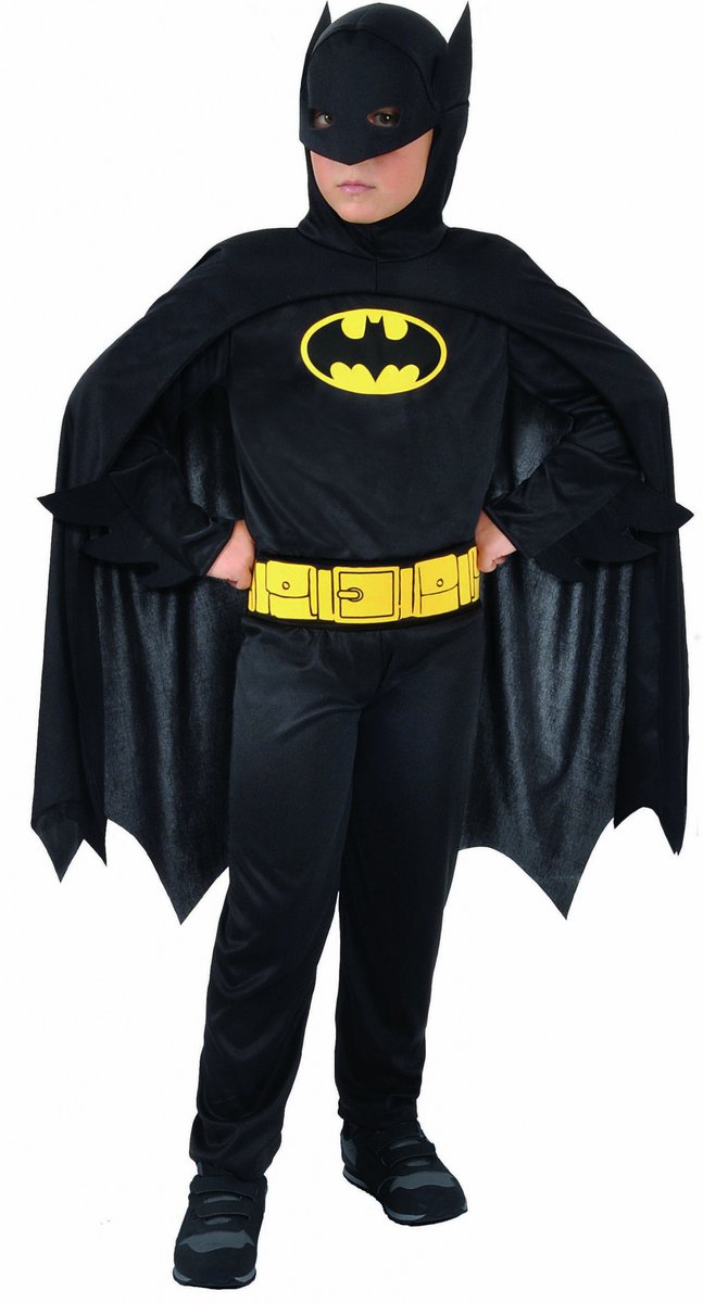 Dc Comics Verkleedpak Batman Jongens 89 Cm Polyester Zwart