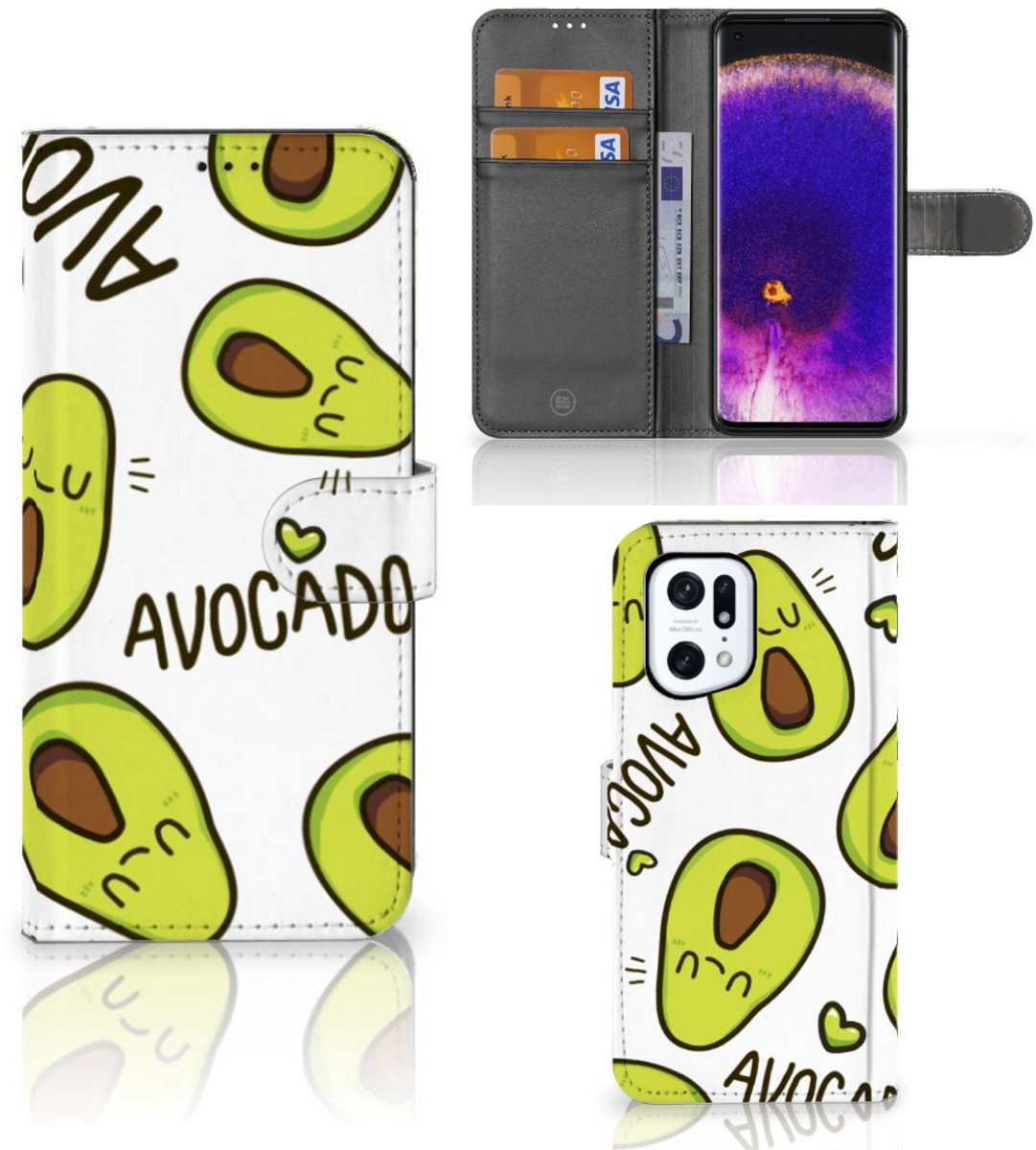 OPPO Find X5 Pro Leuk Hoesje Avocado Singing