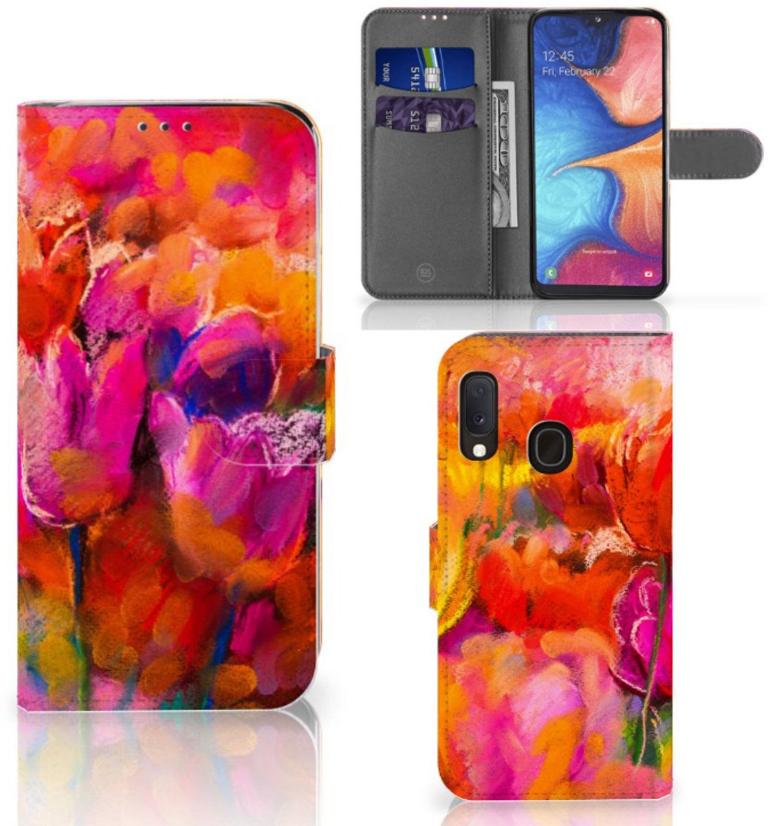 Hoesje Samsung Galaxy A20e Tulips