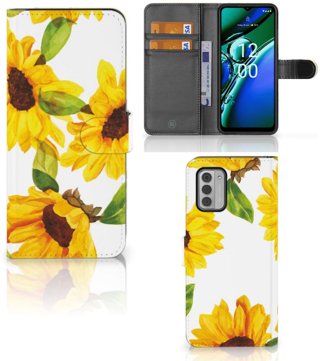 Hoesje voor Nokia G42 Zonnebloemen